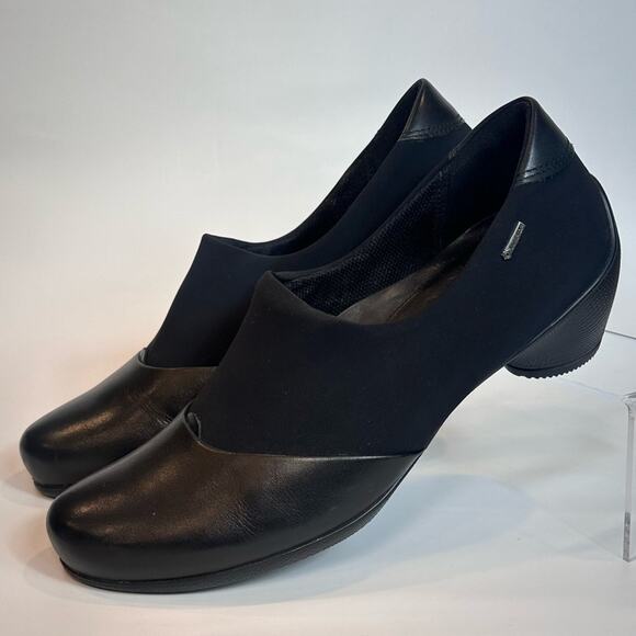 Ecco Womens 8 Sculptured GTX Gor-tex Slip On Comfort Heels Office Business Pumps - Picture 7 of 15